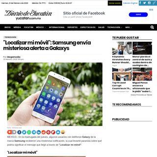 -Localizar mi mÃ³vil-- Samsung envÃ­a misteriosa alerta a Galaxys