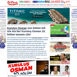 A complete backup of www.sabah.com.tr/medya/2020/02/13/kurulus-osman-10-bolum-atv-canli-izle-kurulus-osman-yeni-bolum-tamami-ful