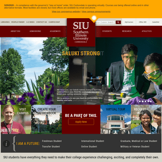 A complete backup of siu.edu