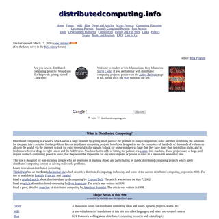 A complete backup of distributedcomputing.info