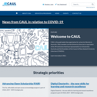 A complete backup of caul.edu.au