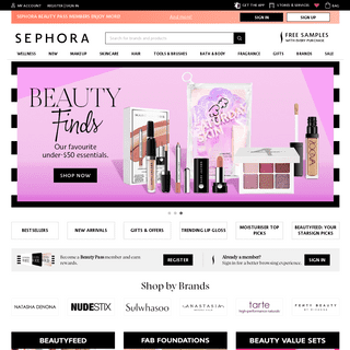A complete backup of sephora.nz