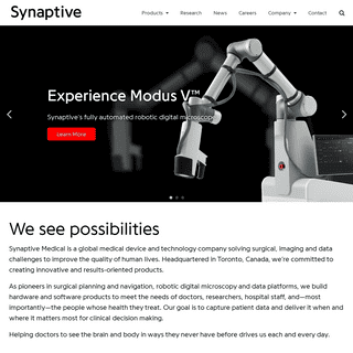 A complete backup of synaptivemedical.com