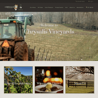 Chrysalis Wine - Homepage