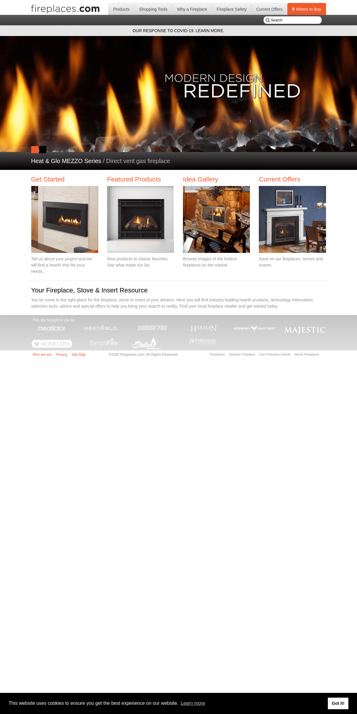 Fireplaces - Outdoor Fireplace + Gas Fireplaces - Fireplaces.com