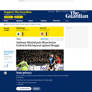 A complete backup of www.theguardian.com/football/2020/feb/20/anthony-martial-puts-manchester-united-in-driving-seat-against-bru