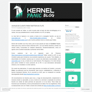 KernelPanicBlog - Un blog sobre Manjaro Linux para novatos y no tanto.