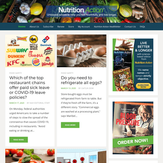 A complete backup of nutritionaction.com