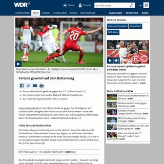 A complete backup of www1.wdr.de/sport/fussball/dfb-pokal/spielbericht-duesseldorf-kaiserslautern-108.html