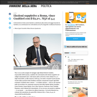 A complete backup of www.corriere.it/politica/20_marzo_02/elezioni-suppletive-roma-vince-gualtieri-il-612percento-m5s-45-1a368df