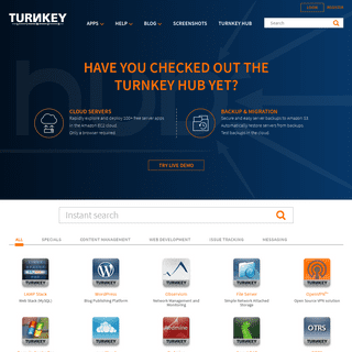 TurnKey GNU-Linux - 100+ free ready-to-use system images for virtual machines, the cloud and bare metal