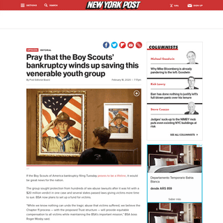 A complete backup of nypost.com/2020/02/18/pray-that-the-boy-scouts-bankruptcy-winds-up-saving-this-venerable-youth-group/