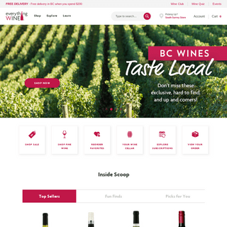 A complete backup of everythingwine.ca