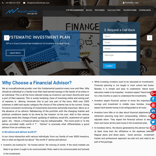 Mutual Fund Advisor - Mutual Fund Distributor in India - Mutualfundwala