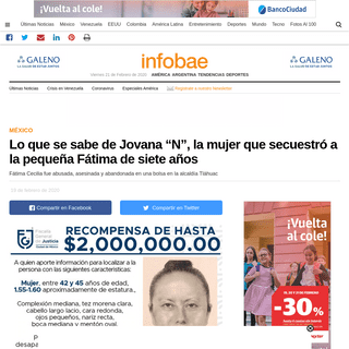 A complete backup of www.infobae.com/america/mexico/2020/02/19/lo-que-se-sabe-de-jovana-n-la-mujer-que-secuestro-a-la-pequena-fa