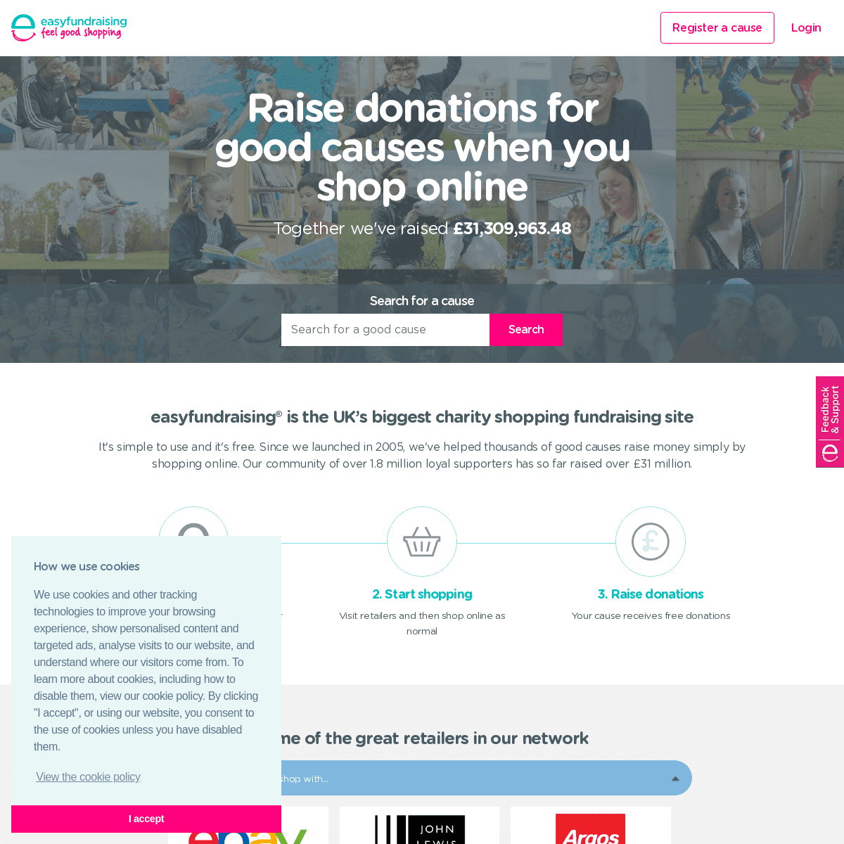A complete backup of easyfundraising.org.uk