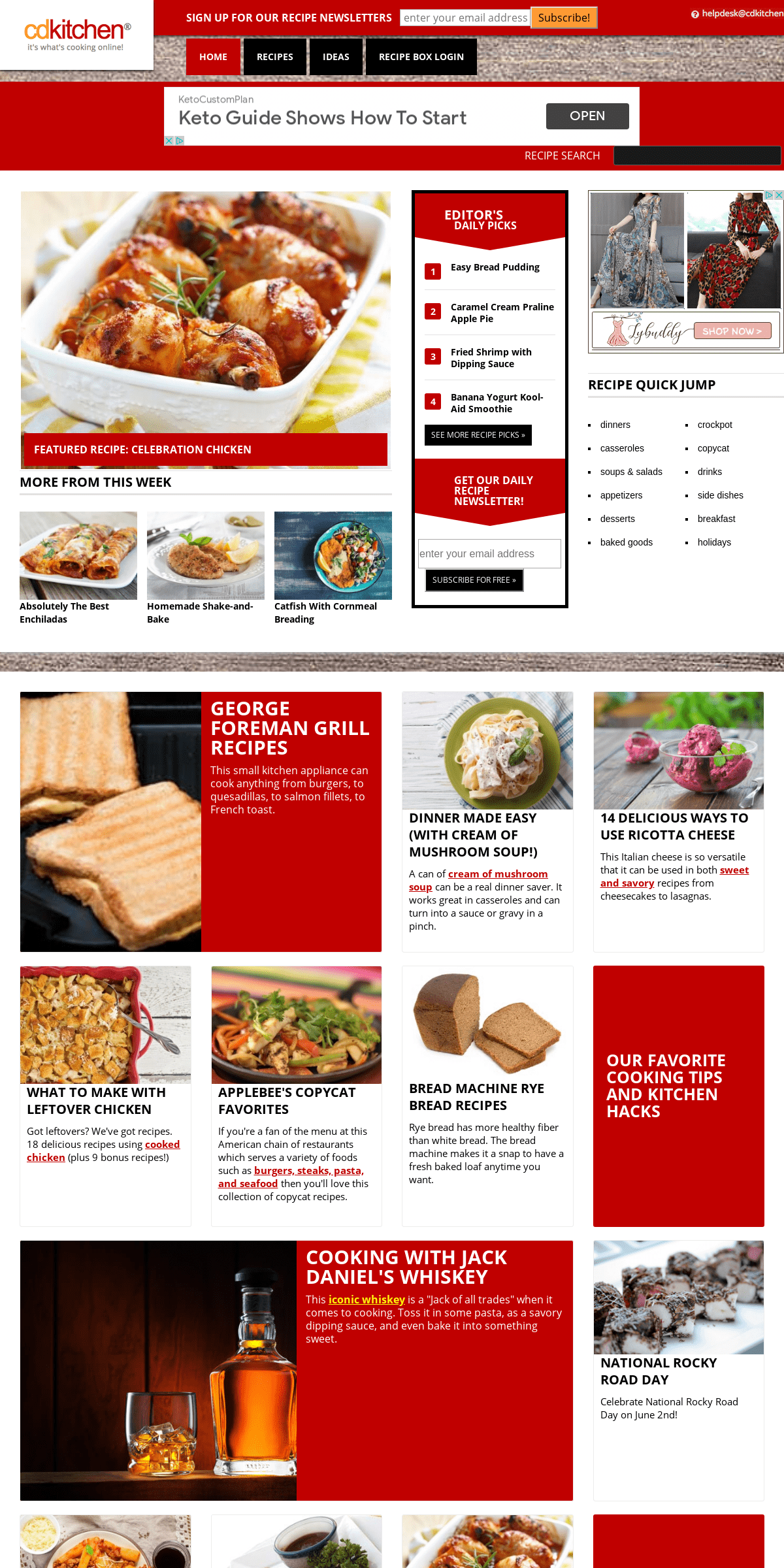 A complete backup of cdkitchen.com