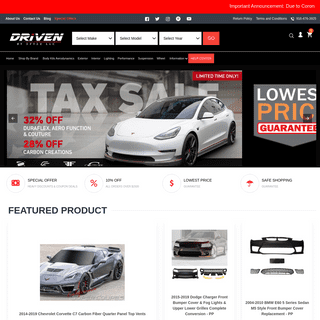 Driven By Style LLC - Body Kits, Front Grilles, Automotive Lighting