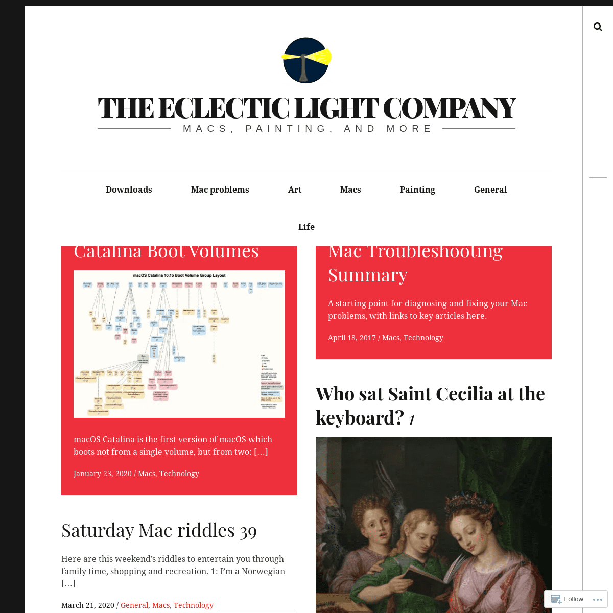 A complete backup of eclecticlight.co