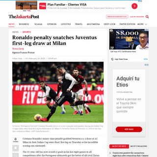 A complete backup of www.thejakartapost.com/news/2020/02/14/ronaldo-penalty-snatches-juventus-first-leg-draw-at-milan.html
