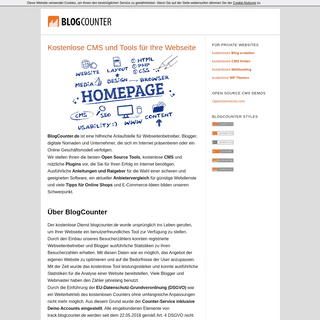 A complete backup of blogcounter.de