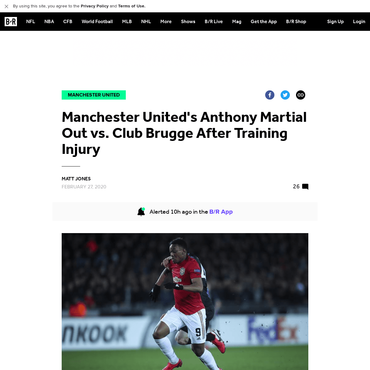 A complete backup of bleacherreport.com/articles/2808976-manchester-uniteds-anthony-martial-out-vs-club-brugge-after-training-in