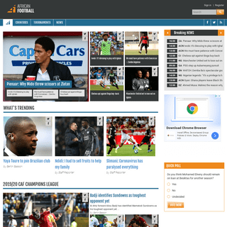 A complete backup of africanfootball.com