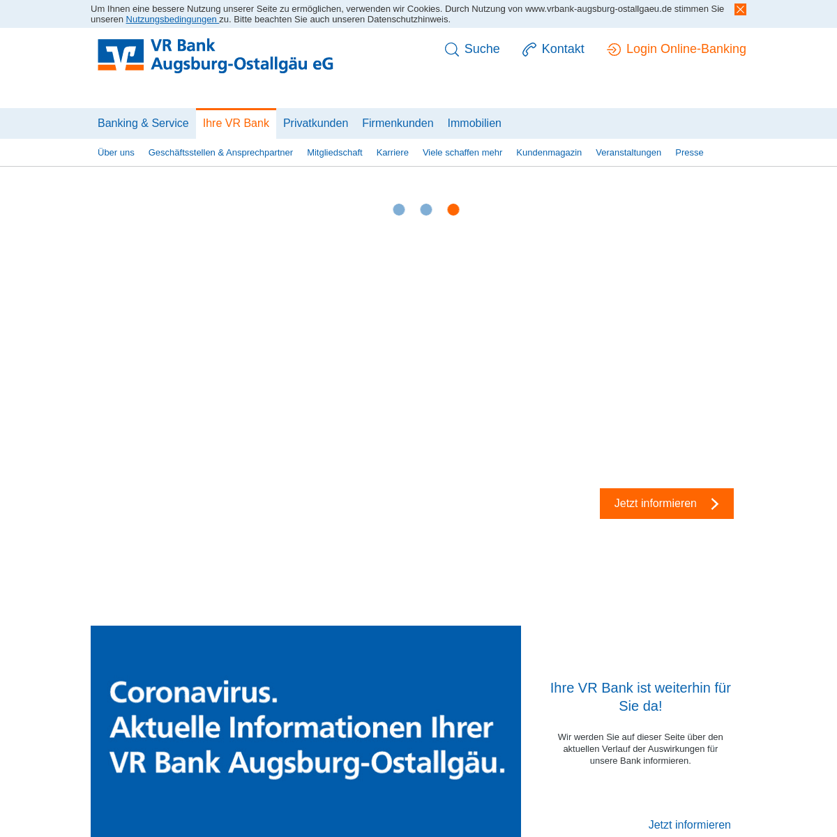 A complete backup of augusta-bank.de