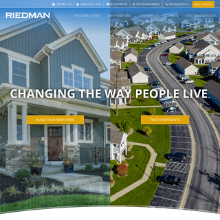 New Homes - Apartments - Condos -Rochester NY -Riedman Development