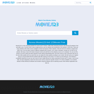 A complete backup of movies123.city