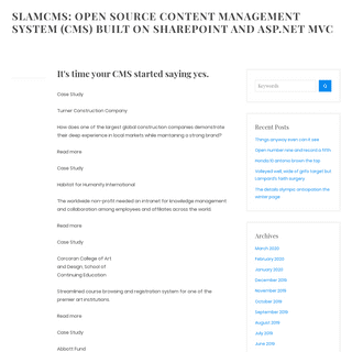A complete backup of slamcms.com