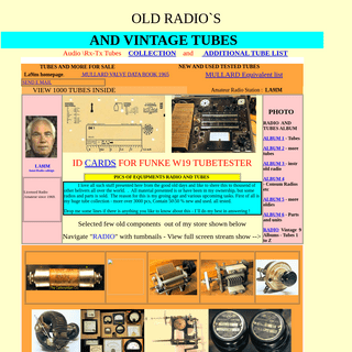 A complete backup of radioold.com