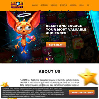 PLAYBEAT - Mobile game marketing and user acquisition company