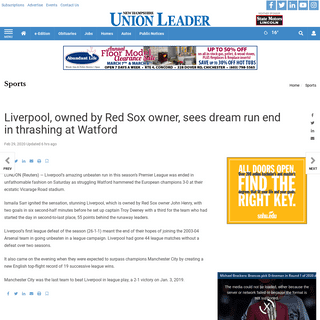 A complete backup of www.unionleader.com/sports/liverpool-owned-by-red-sox-owner-sees-dream-run-end/article_1743bcdc-f522-51de-b