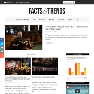 Facts & Trends - By providing practical information and relevant resources, Facts and Trends Online helps evangelical leaders na