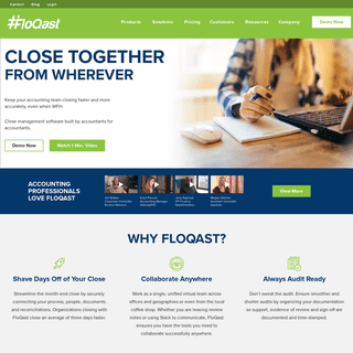 A complete backup of floqast.com