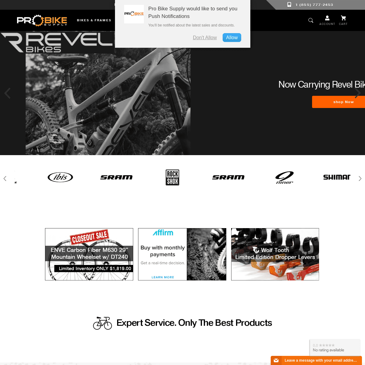 A complete backup of probikesupply.com