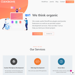 Codeboxr - we think organic