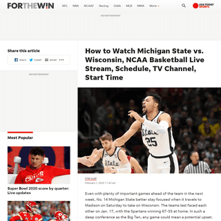 A complete backup of ftw.usatoday.com/2020/02/how-to-watch-michigan-state-vs-wisconsin-ncaa-basketball-live-stream-schedule-tv-c