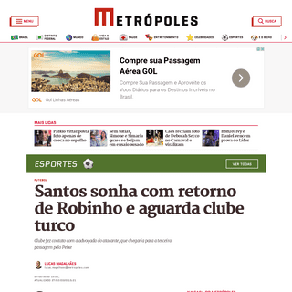 A complete backup of www.metropoles.com/esportes/futebol/santos-sonha-com-retorno-de-robinho-e-aguarda-clube-turco