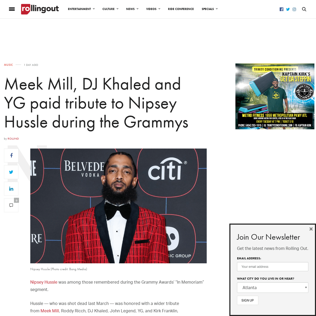 A complete backup of rollingout.com/2020/01/27/meek-mill-dj-khaled-and-yg-paid-tribute-nipsey-hussle-during-the-grammys/