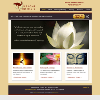 Hakomi Institute- Somatic Psychology, Mindfulness-Centered Psychotherapy