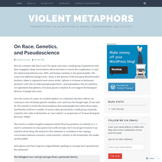 A complete backup of violentmetaphors.com