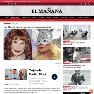 A complete backup of elmanana.com.mx/lyn-may-se-opera-y-presume-su-nuevo-rostro/