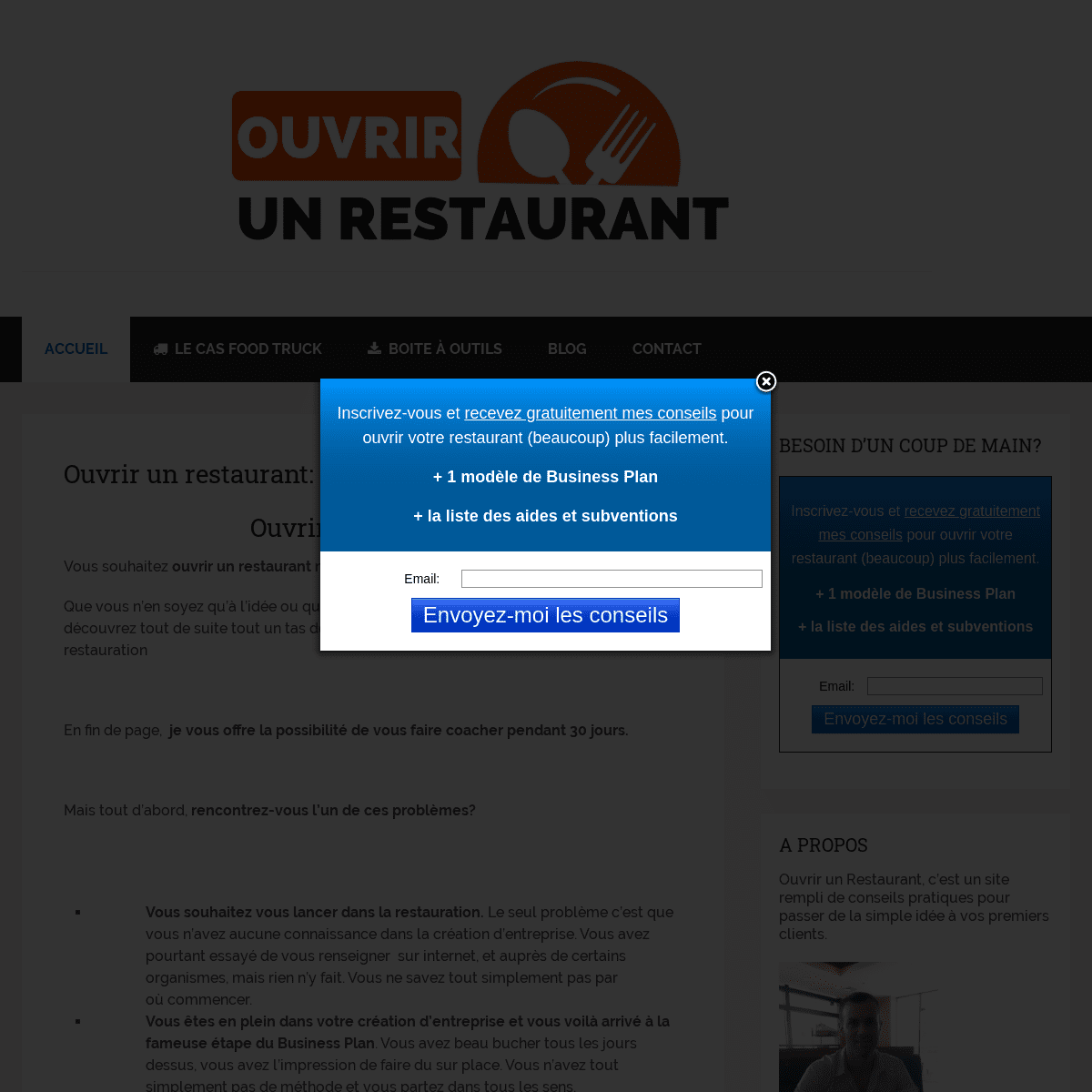 A complete backup of ouvrir-un-restaurant.com