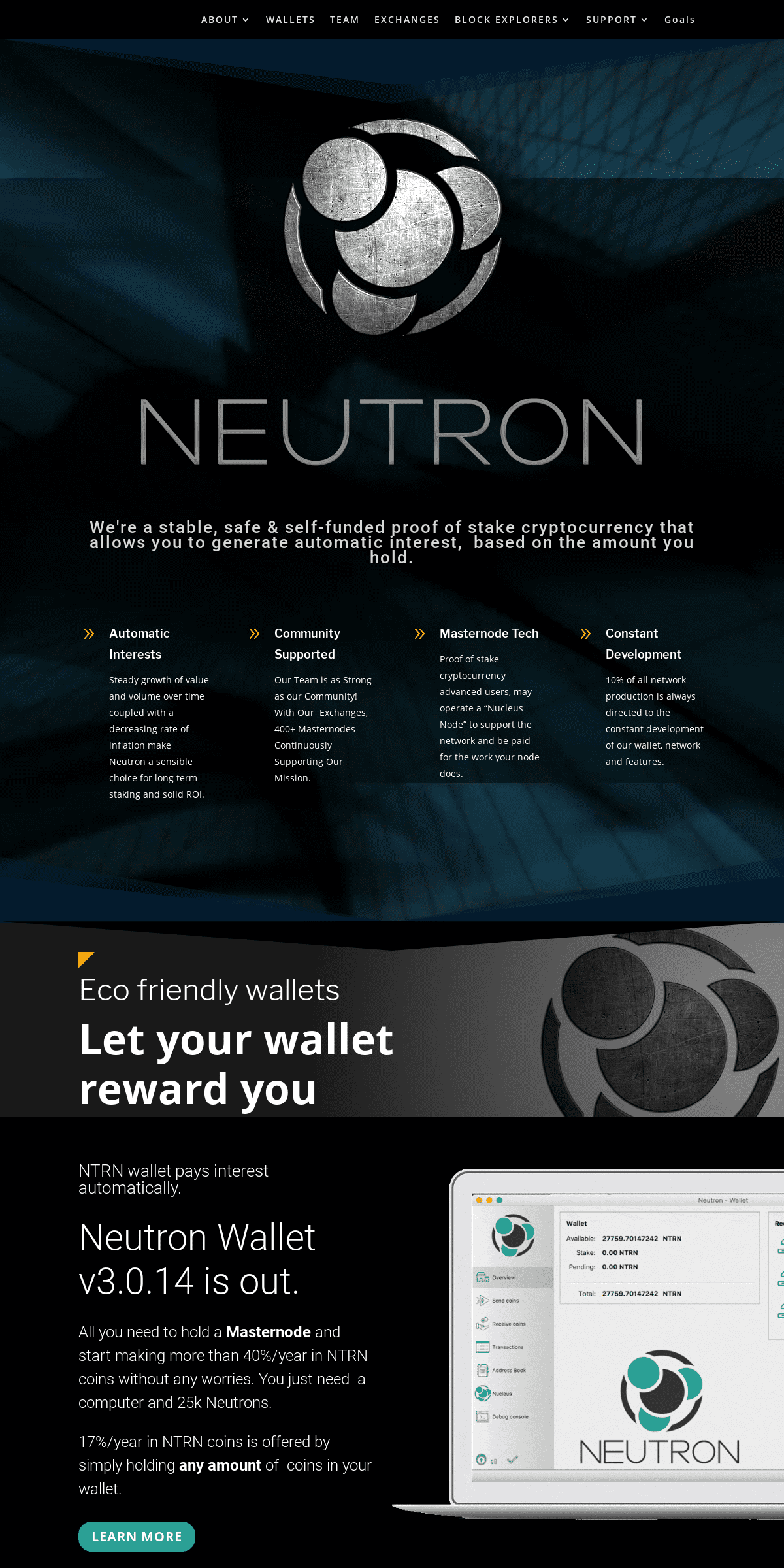 A complete backup of neutroncoin.com
