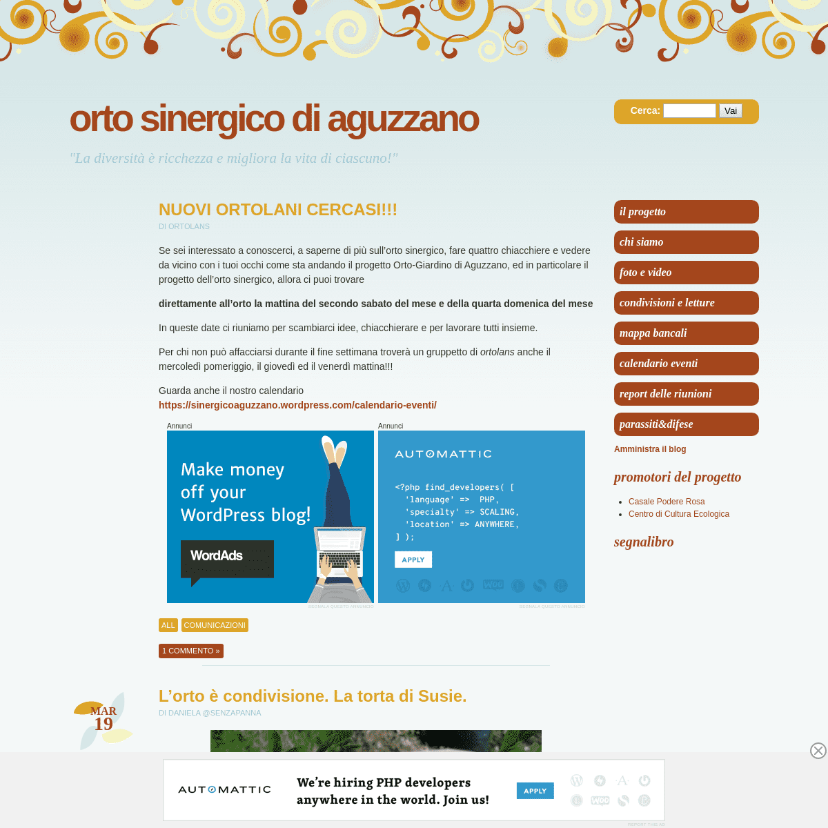 A complete backup of sinergicoaguzzano.wordpress.com