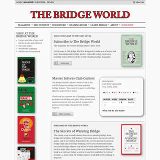 A complete backup of bridgeworld.com
