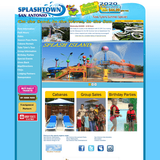 A complete backup of splashtownsa.com