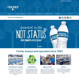 A complete backup of niagarawater.com
